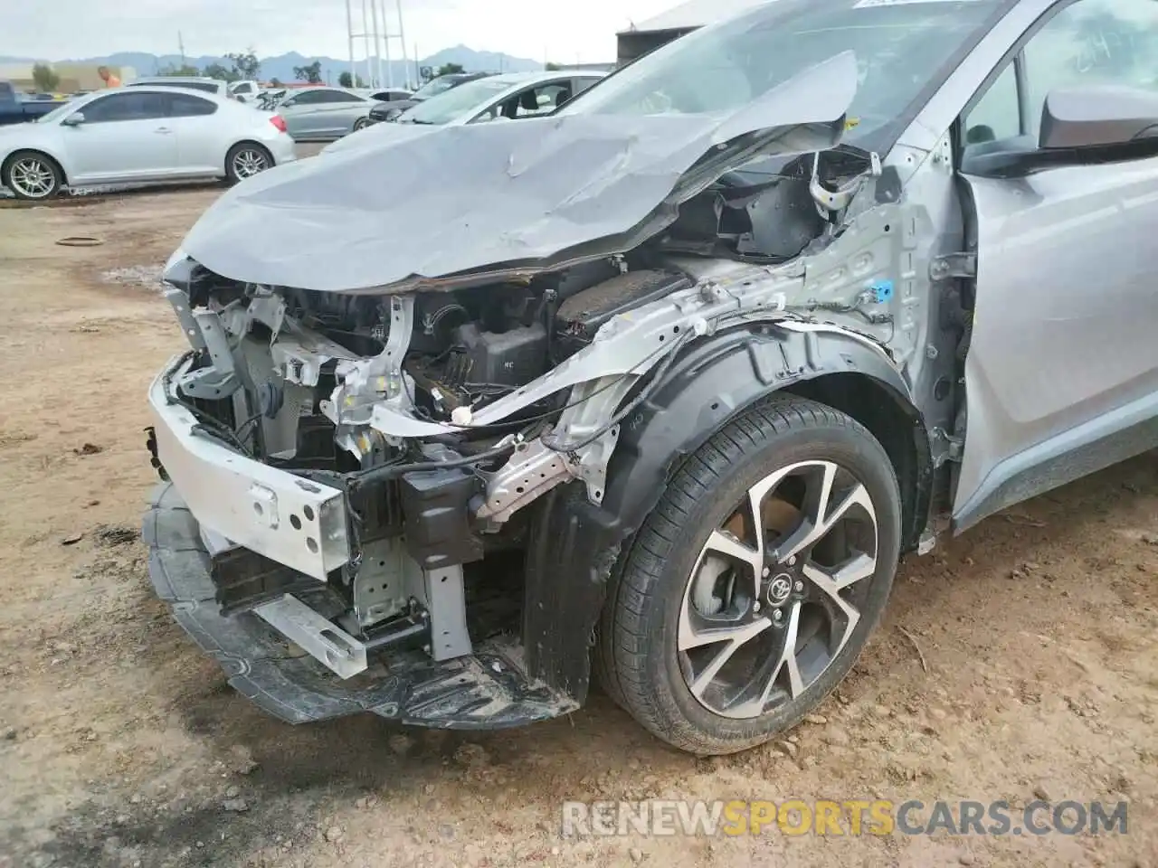 9 Photograph of a damaged car JTNKHMBX4K1046975 TOYOTA C-HR 2019