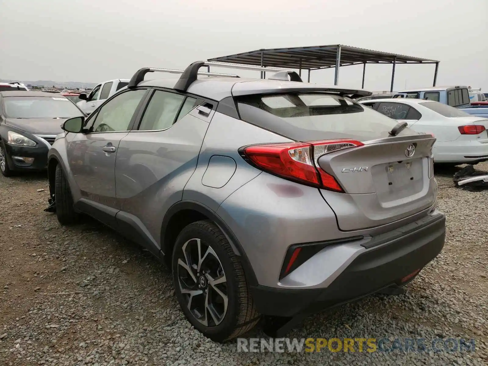 3 Photograph of a damaged car JTNKHMBX4K1047155 TOYOTA C-HR 2019