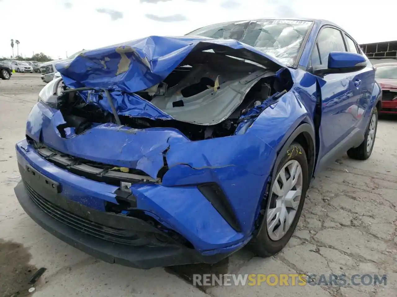 2 Photograph of a damaged car JTNKHMBX4K1047169 TOYOTA C-HR 2019