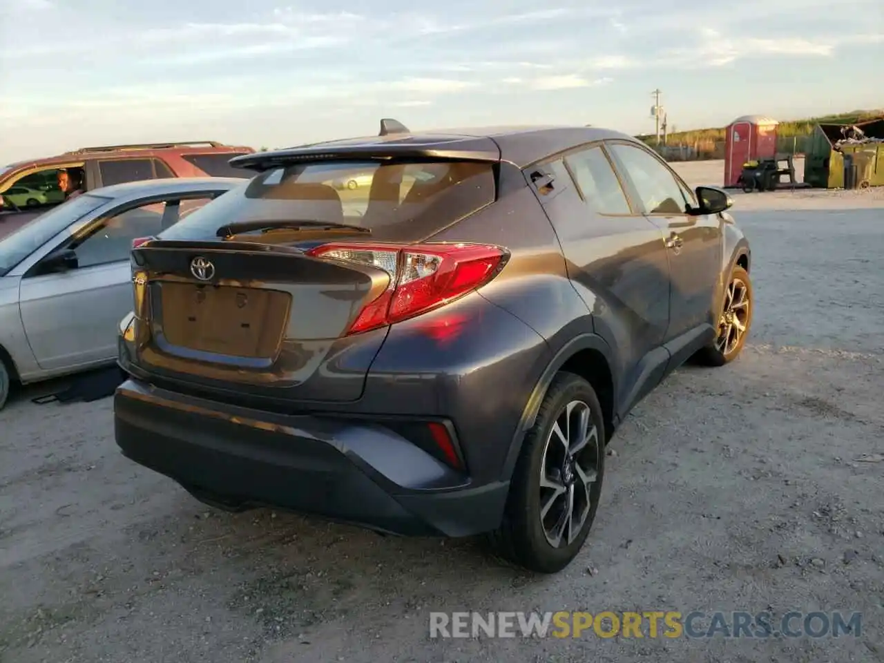 4 Photograph of a damaged car JTNKHMBX4K1047561 TOYOTA C-HR 2019