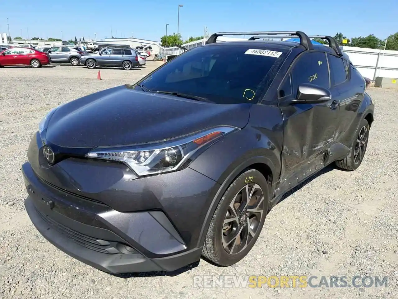 2 Photograph of a damaged car JTNKHMBX4K1048368 TOYOTA C-HR 2019