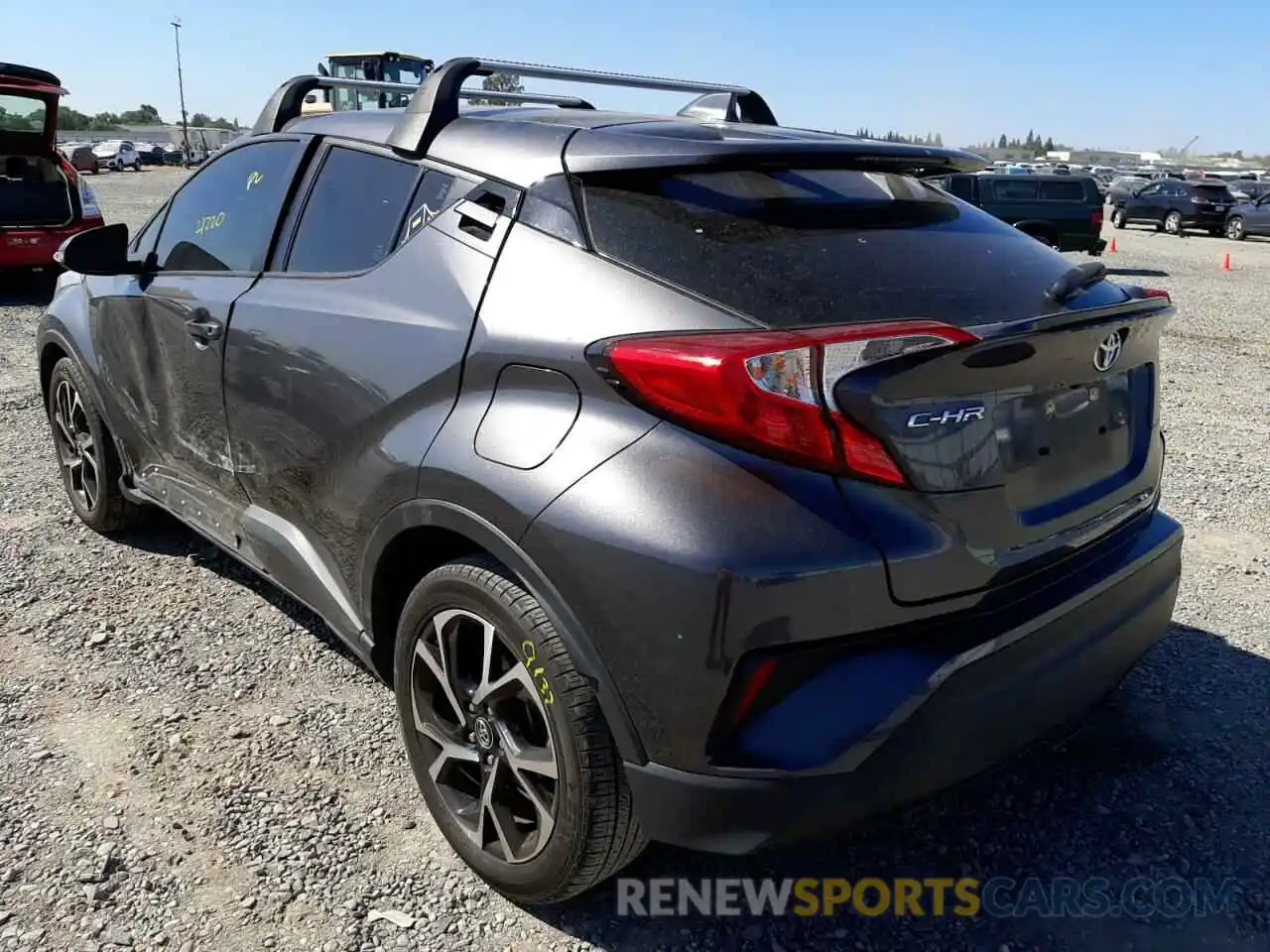 3 Photograph of a damaged car JTNKHMBX4K1048368 TOYOTA C-HR 2019