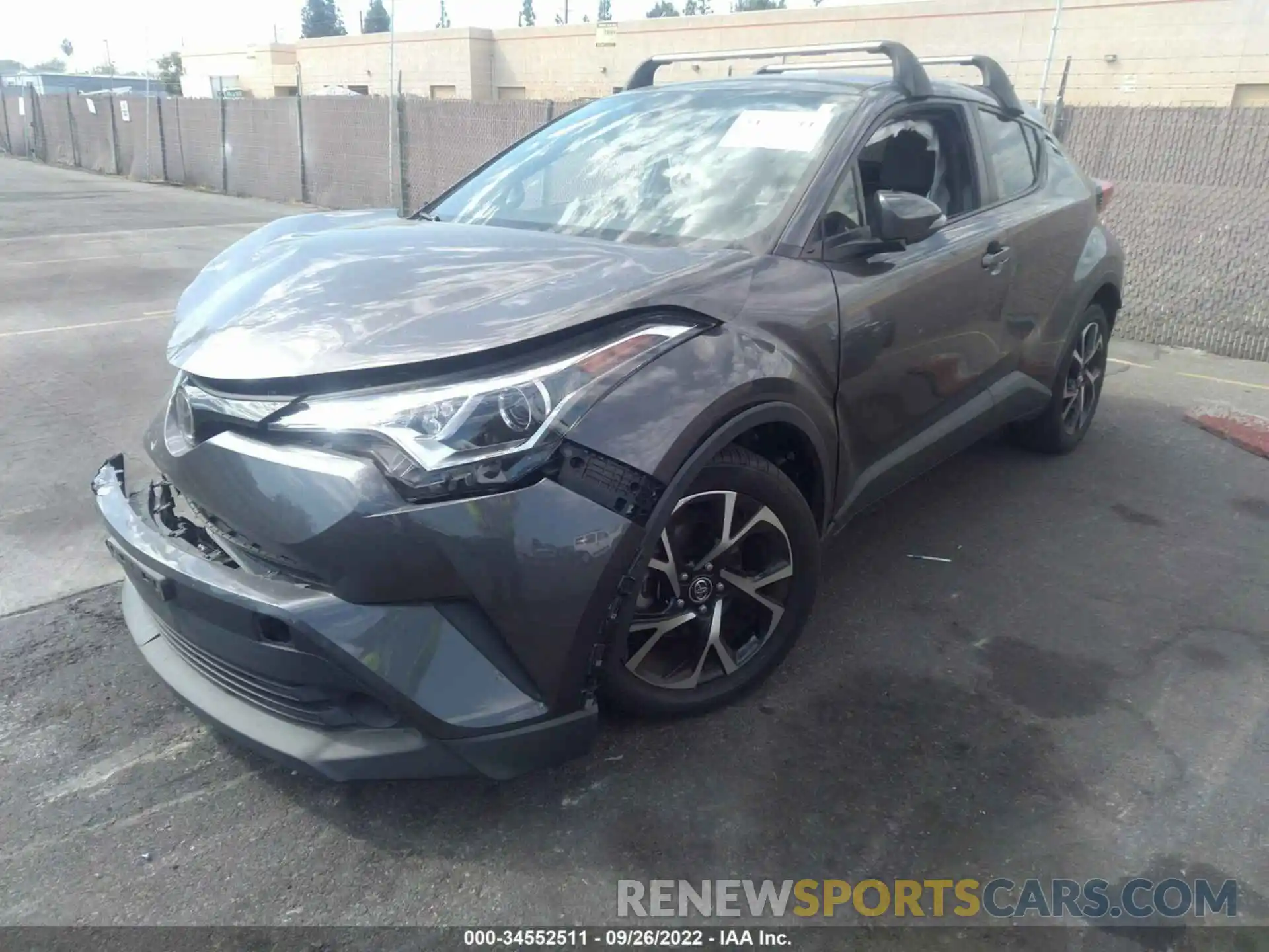 2 Photograph of a damaged car JTNKHMBX4K1048595 TOYOTA C-HR 2019