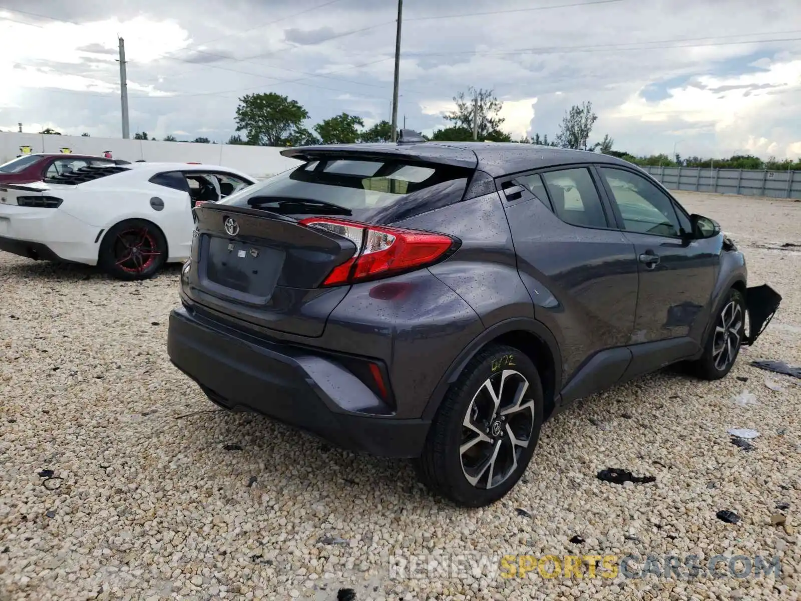 4 Photograph of a damaged car JTNKHMBX4K1048659 TOYOTA C-HR 2019