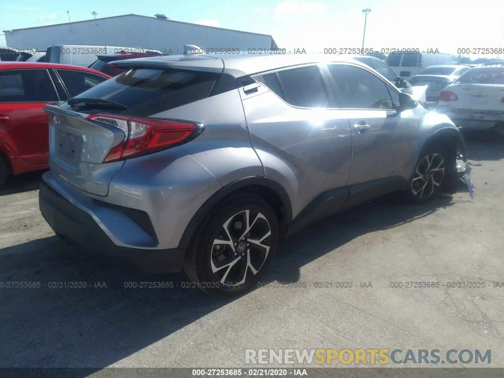 4 Photograph of a damaged car JTNKHMBX4K1050024 TOYOTA C-HR 2019