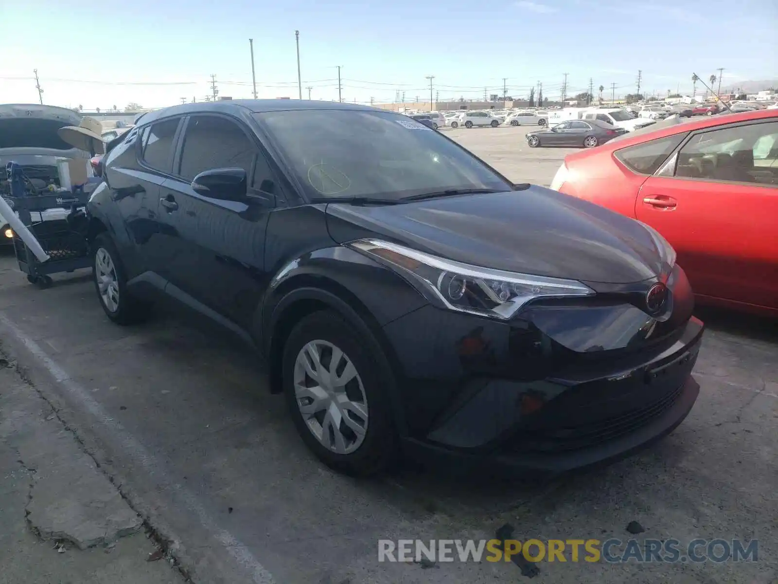 1 Photograph of a damaged car JTNKHMBX4K1050458 TOYOTA C-HR 2019