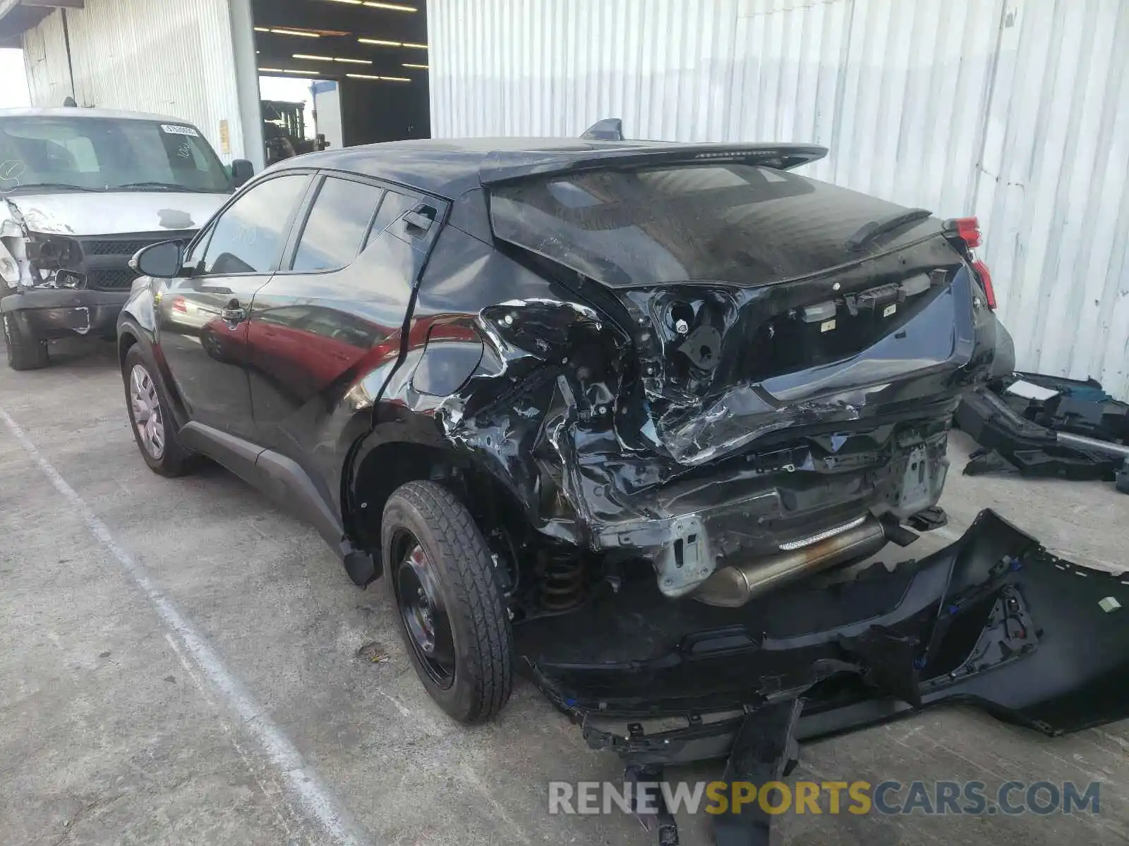 3 Photograph of a damaged car JTNKHMBX4K1050458 TOYOTA C-HR 2019