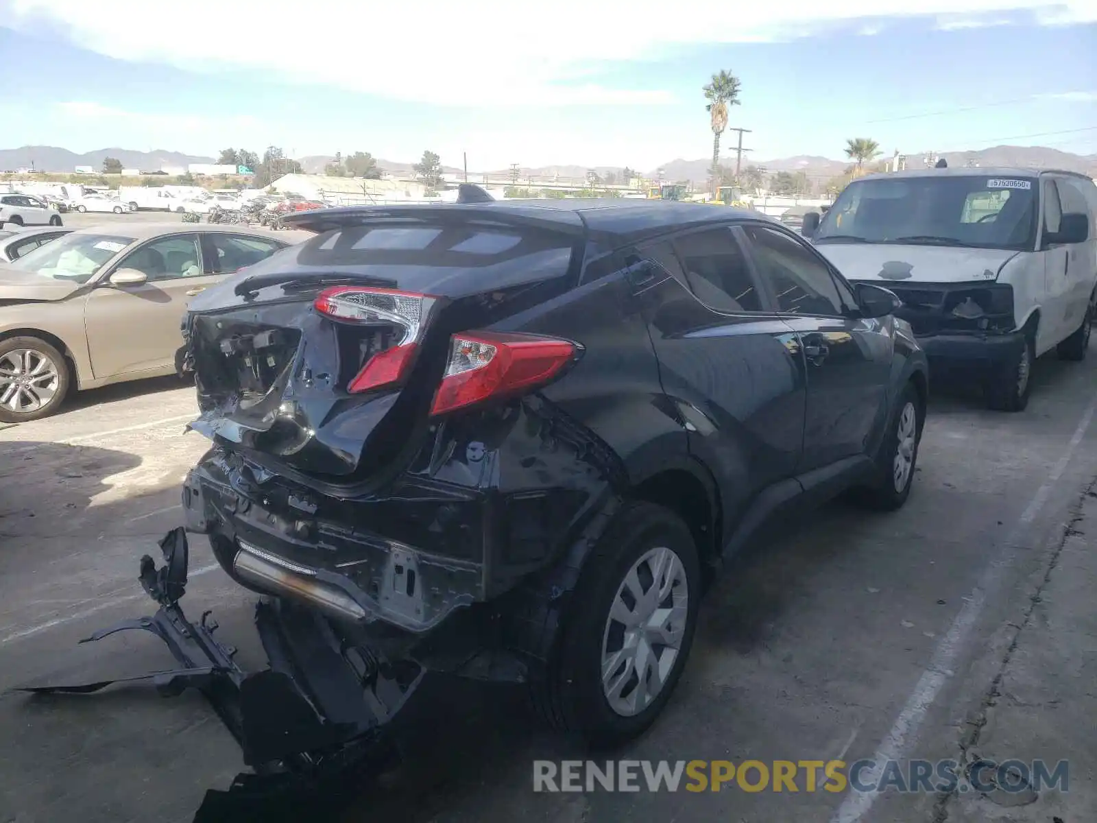 4 Photograph of a damaged car JTNKHMBX4K1050458 TOYOTA C-HR 2019