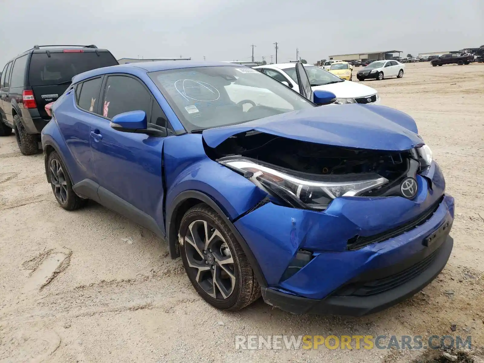 1 Photograph of a damaged car JTNKHMBX4K1051769 TOYOTA C-HR 2019