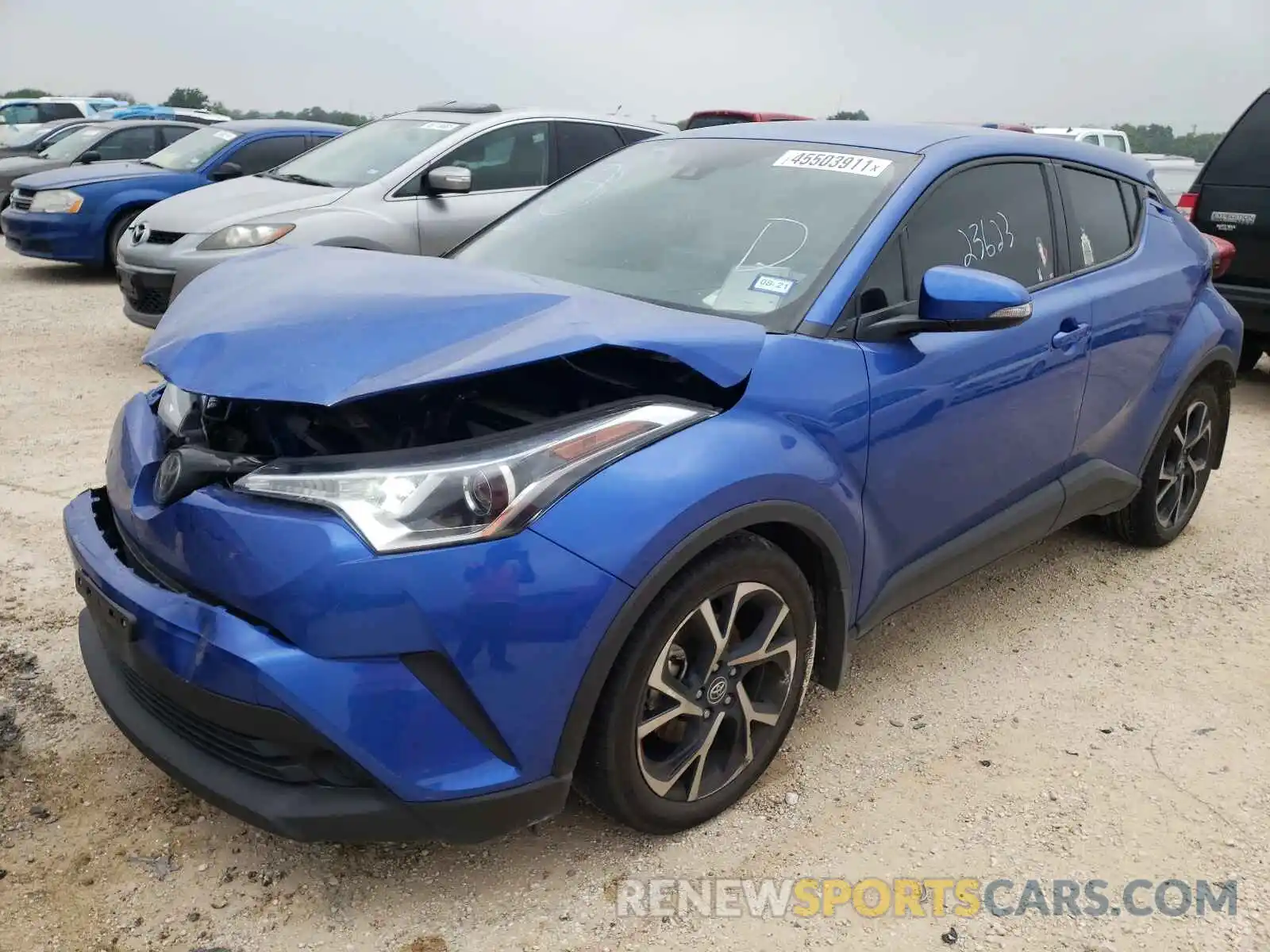 2 Photograph of a damaged car JTNKHMBX4K1051769 TOYOTA C-HR 2019