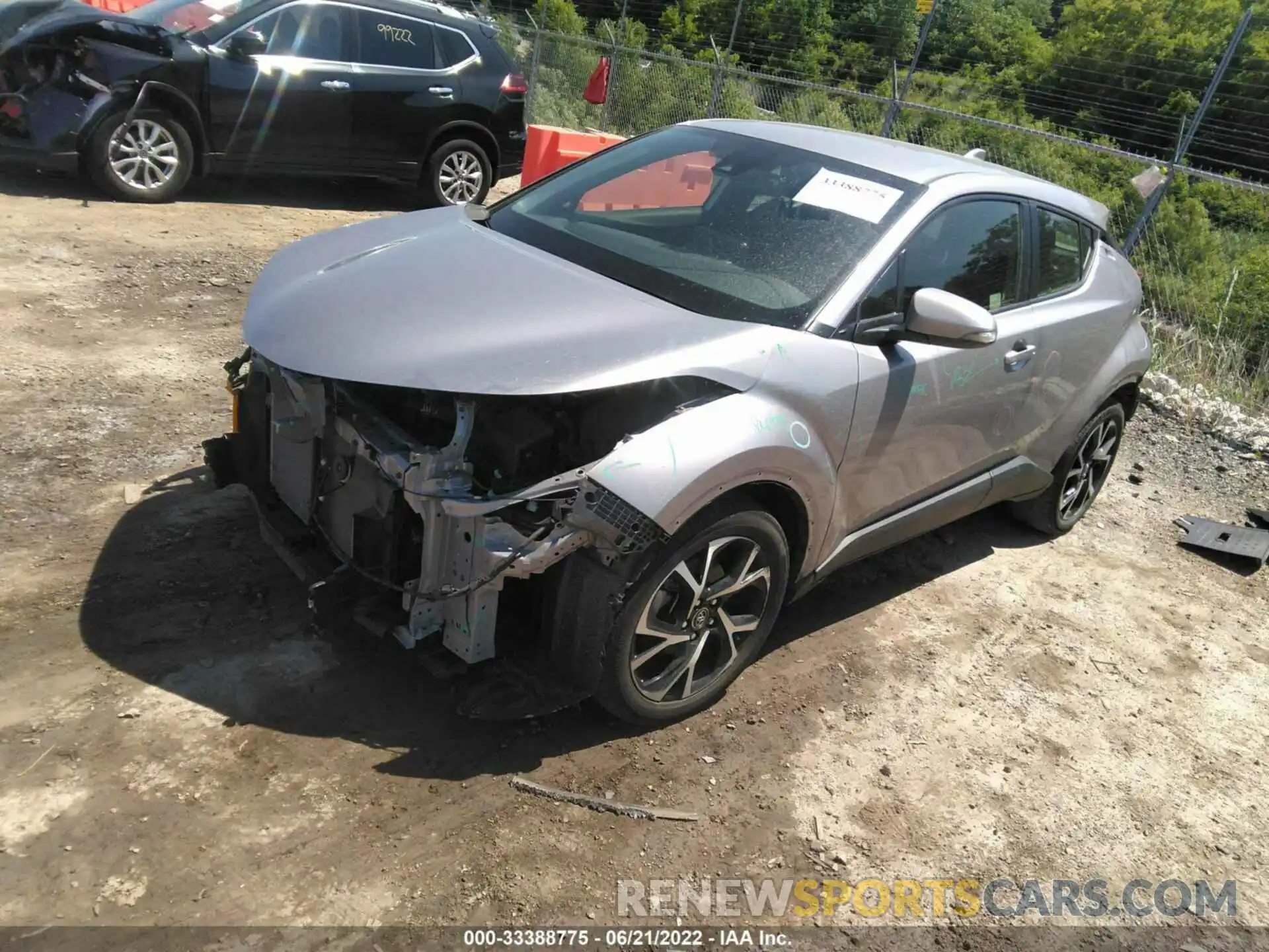 2 Photograph of a damaged car JTNKHMBX4K1052159 TOYOTA C-HR 2019