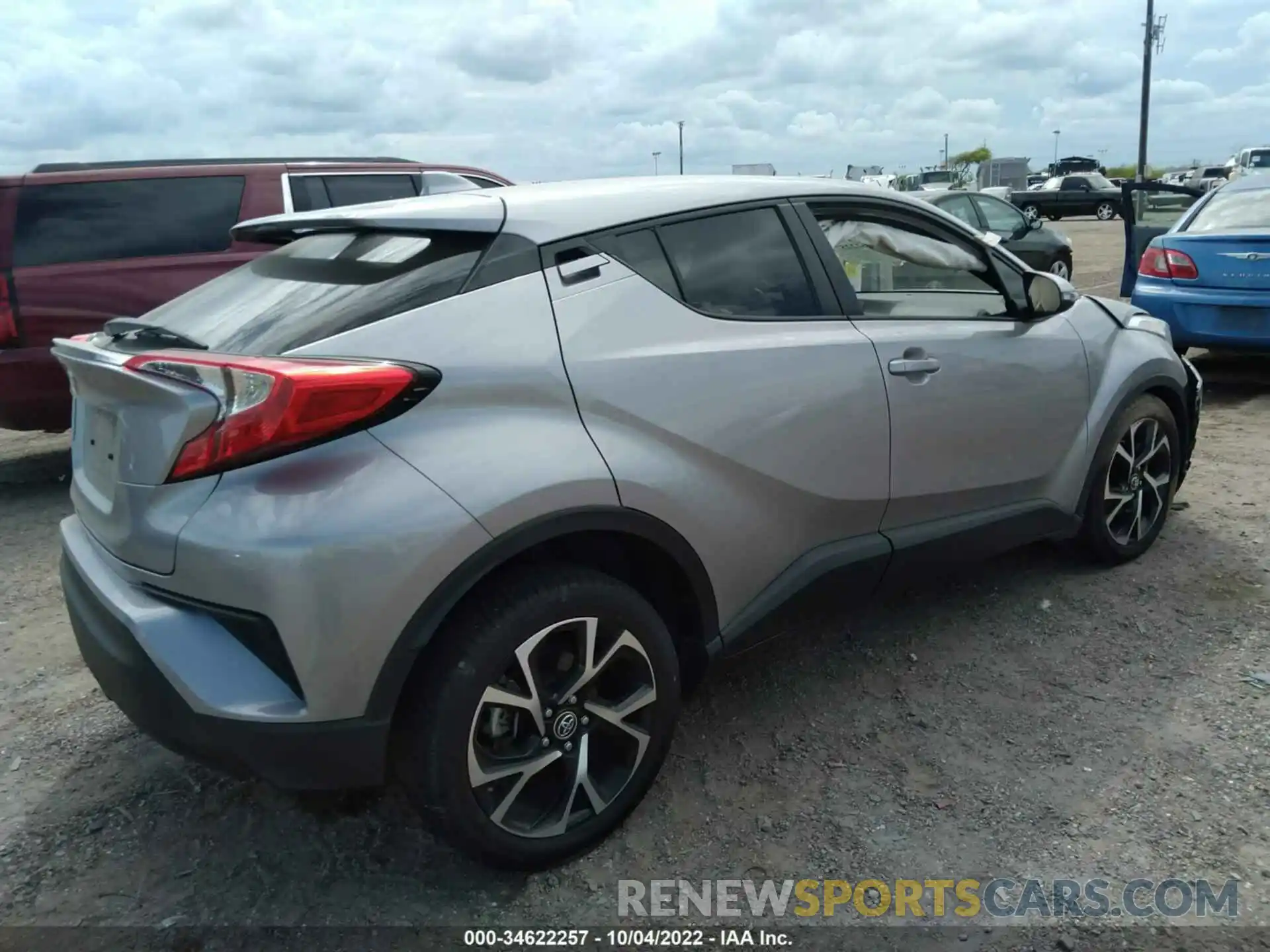 4 Photograph of a damaged car JTNKHMBX4K1052579 TOYOTA C-HR 2019