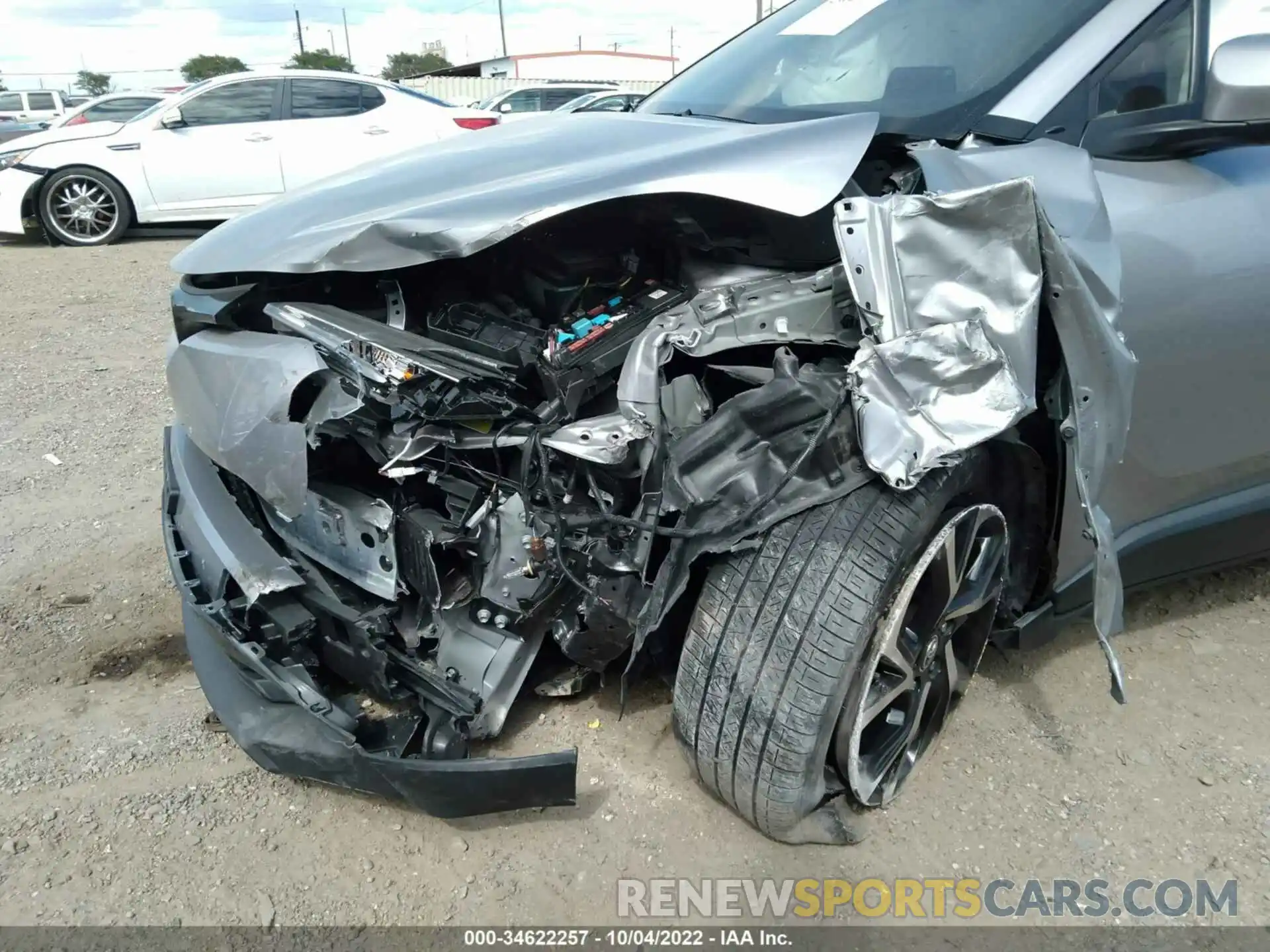 6 Photograph of a damaged car JTNKHMBX4K1052579 TOYOTA C-HR 2019