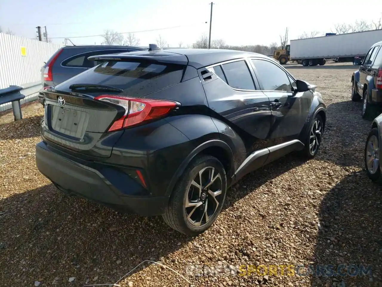 4 Photograph of a damaged car JTNKHMBX4K1054705 TOYOTA C-HR 2019