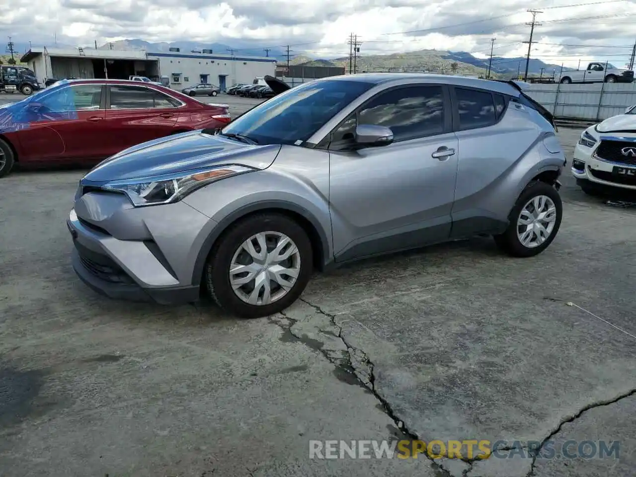 1 Photograph of a damaged car JTNKHMBX4K1055188 TOYOTA C-HR 2019