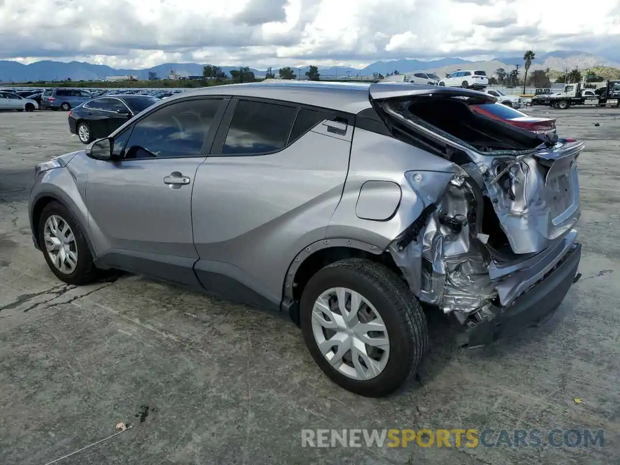 2 Photograph of a damaged car JTNKHMBX4K1055188 TOYOTA C-HR 2019