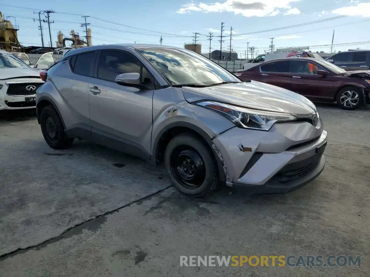 4 Photograph of a damaged car JTNKHMBX4K1055188 TOYOTA C-HR 2019