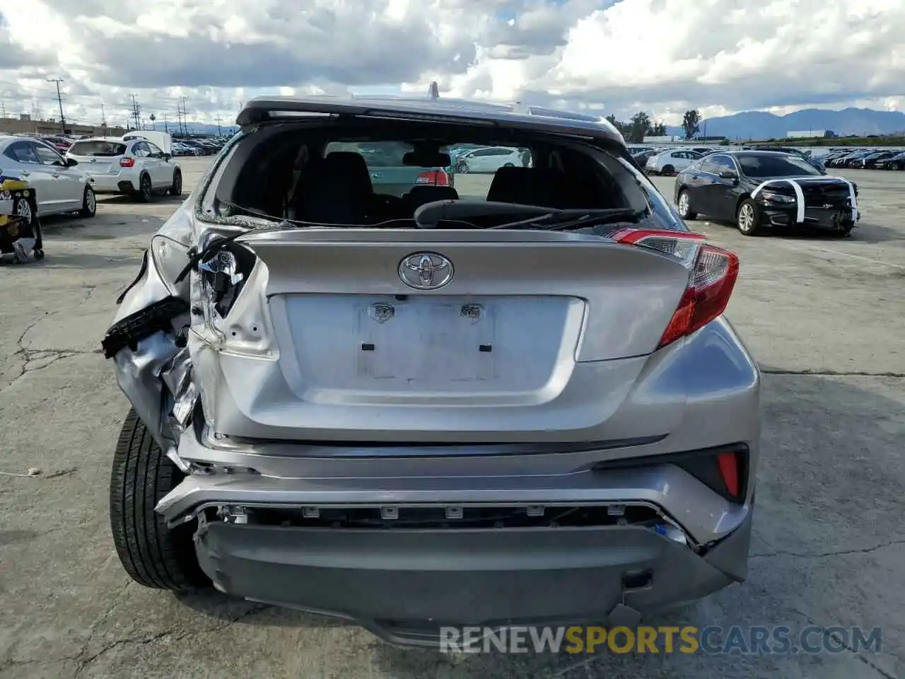 6 Photograph of a damaged car JTNKHMBX4K1055188 TOYOTA C-HR 2019