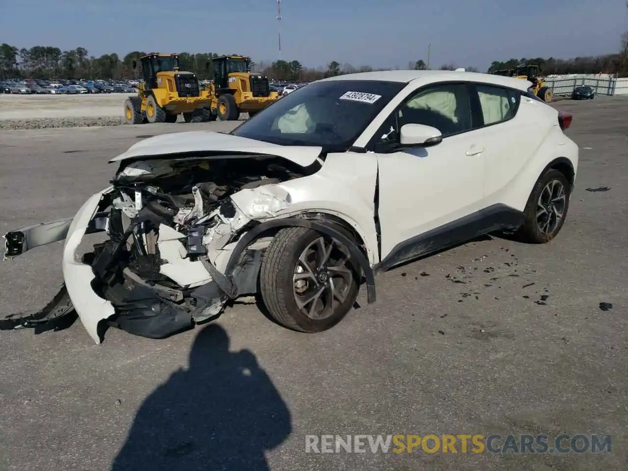 1 Photograph of a damaged car JTNKHMBX4K1055319 TOYOTA C-HR 2019