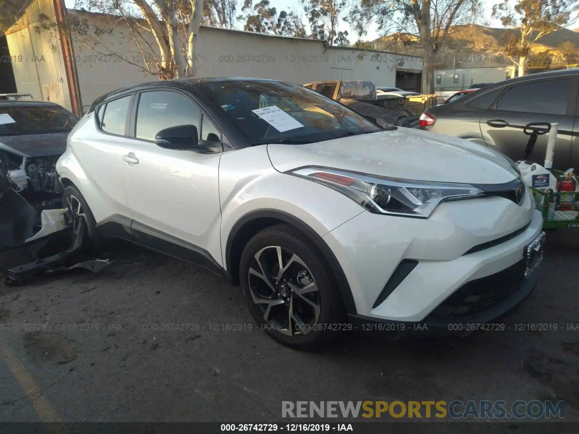 1 Photograph of a damaged car JTNKHMBX4K1056714 TOYOTA C-HR 2019