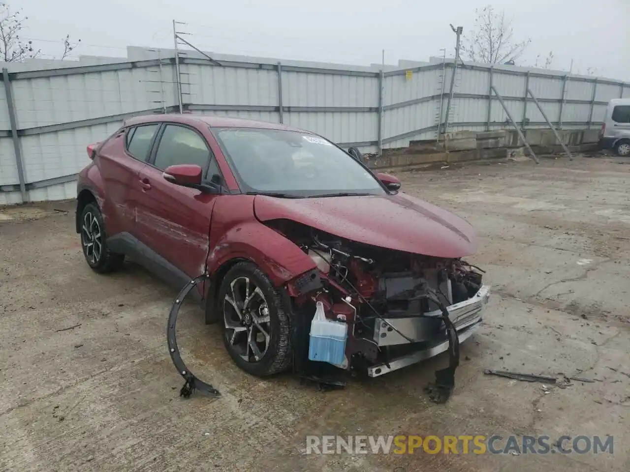 1 Photograph of a damaged car JTNKHMBX4K1057216 TOYOTA C-HR 2019