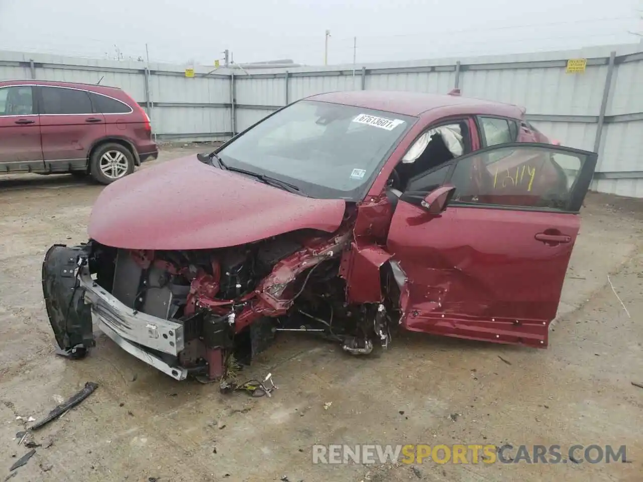 2 Photograph of a damaged car JTNKHMBX4K1057216 TOYOTA C-HR 2019