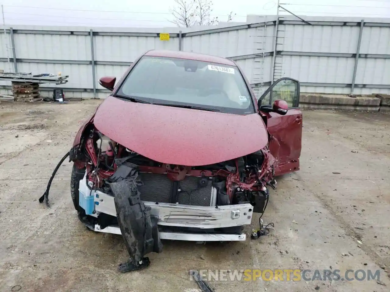 9 Photograph of a damaged car JTNKHMBX4K1057216 TOYOTA C-HR 2019