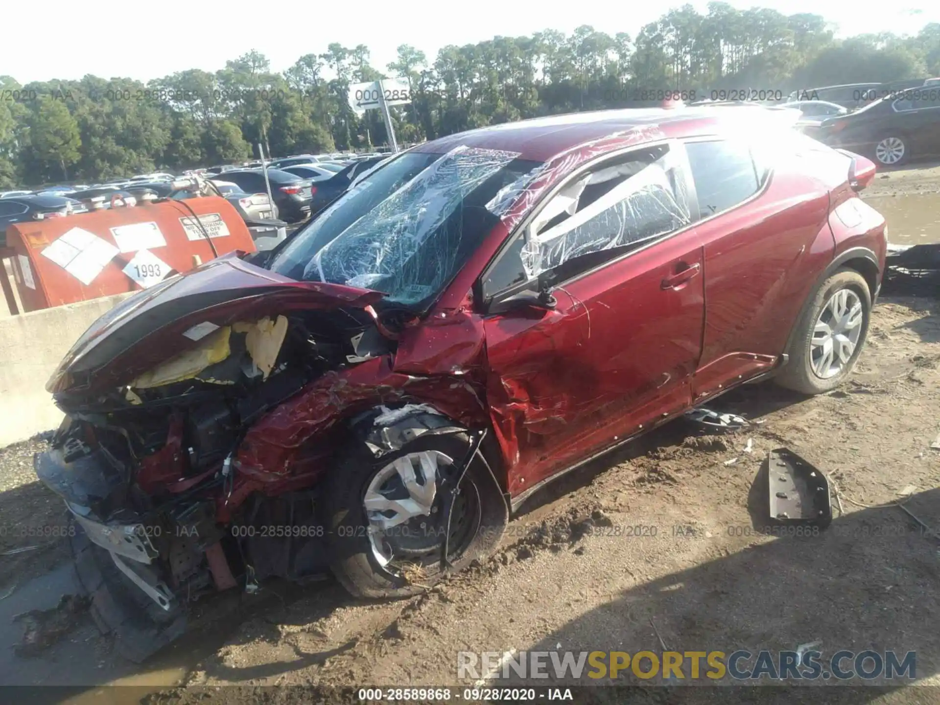 2 Photograph of a damaged car JTNKHMBX4K1058074 TOYOTA C-HR 2019