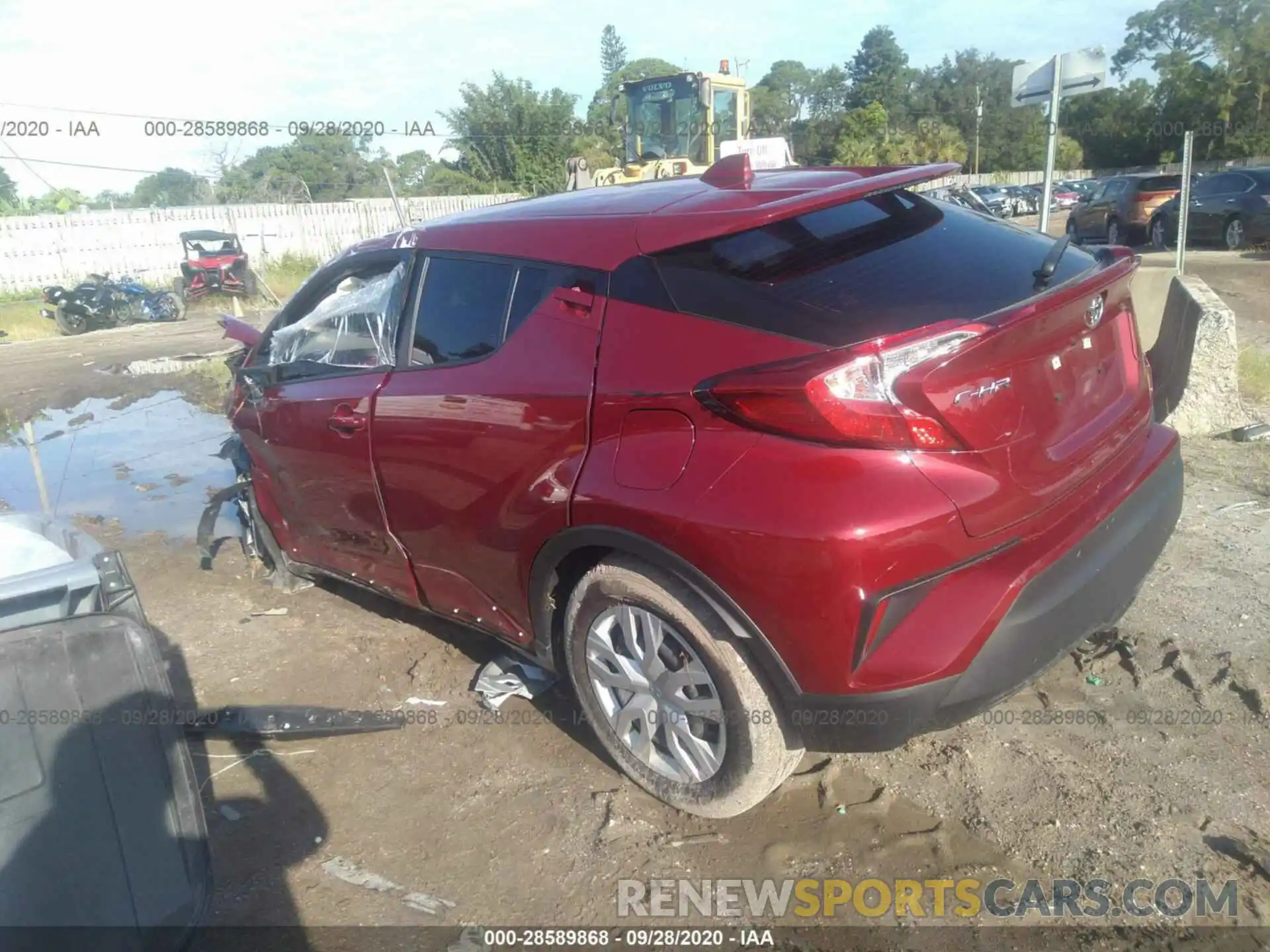 3 Photograph of a damaged car JTNKHMBX4K1058074 TOYOTA C-HR 2019