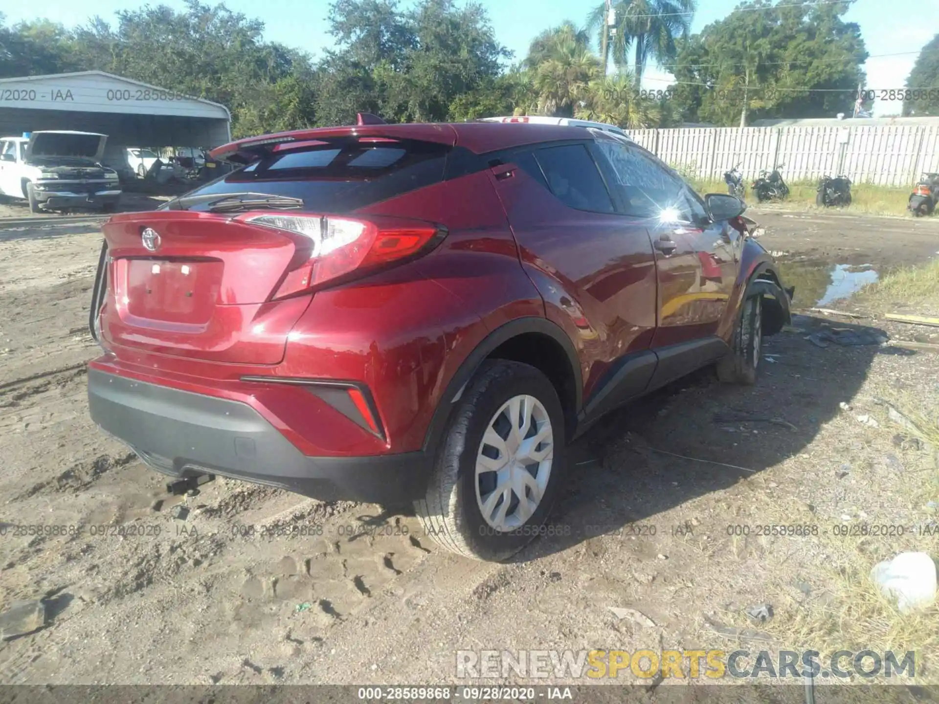 4 Photograph of a damaged car JTNKHMBX4K1058074 TOYOTA C-HR 2019