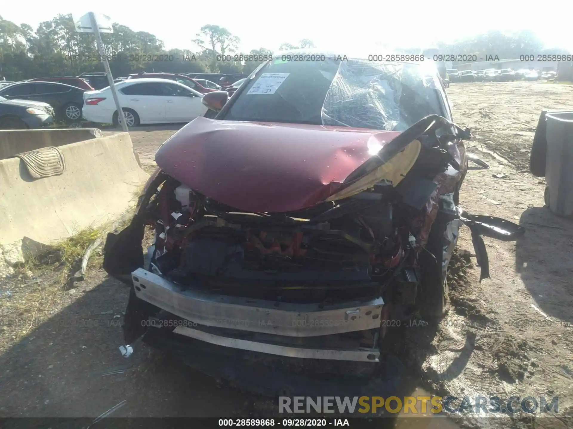 6 Photograph of a damaged car JTNKHMBX4K1058074 TOYOTA C-HR 2019