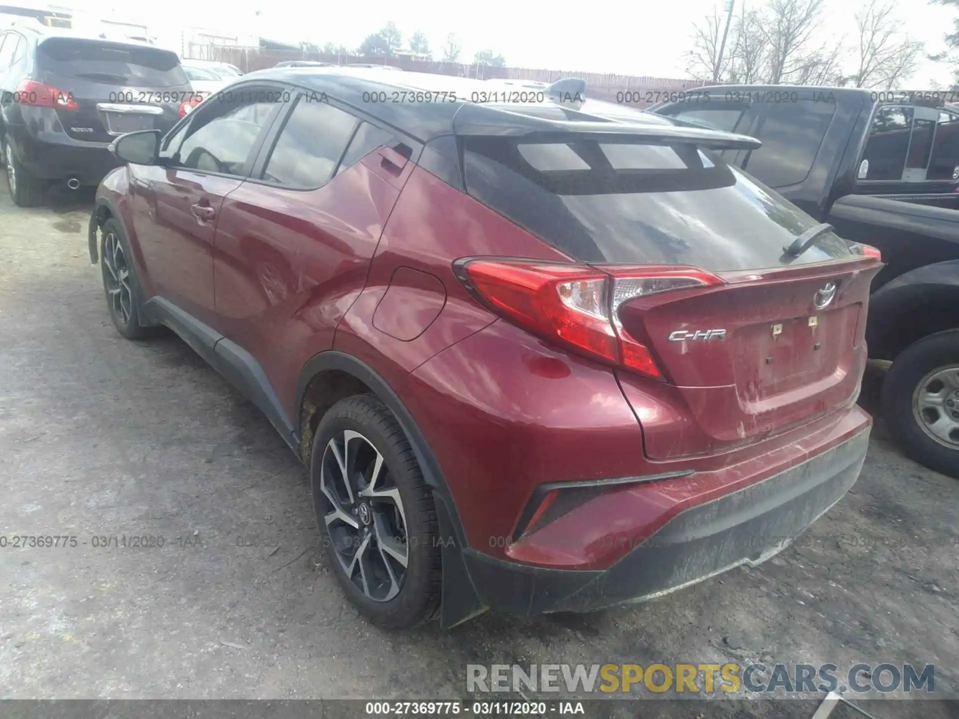 3 Photograph of a damaged car JTNKHMBX4K1058110 TOYOTA C-HR 2019