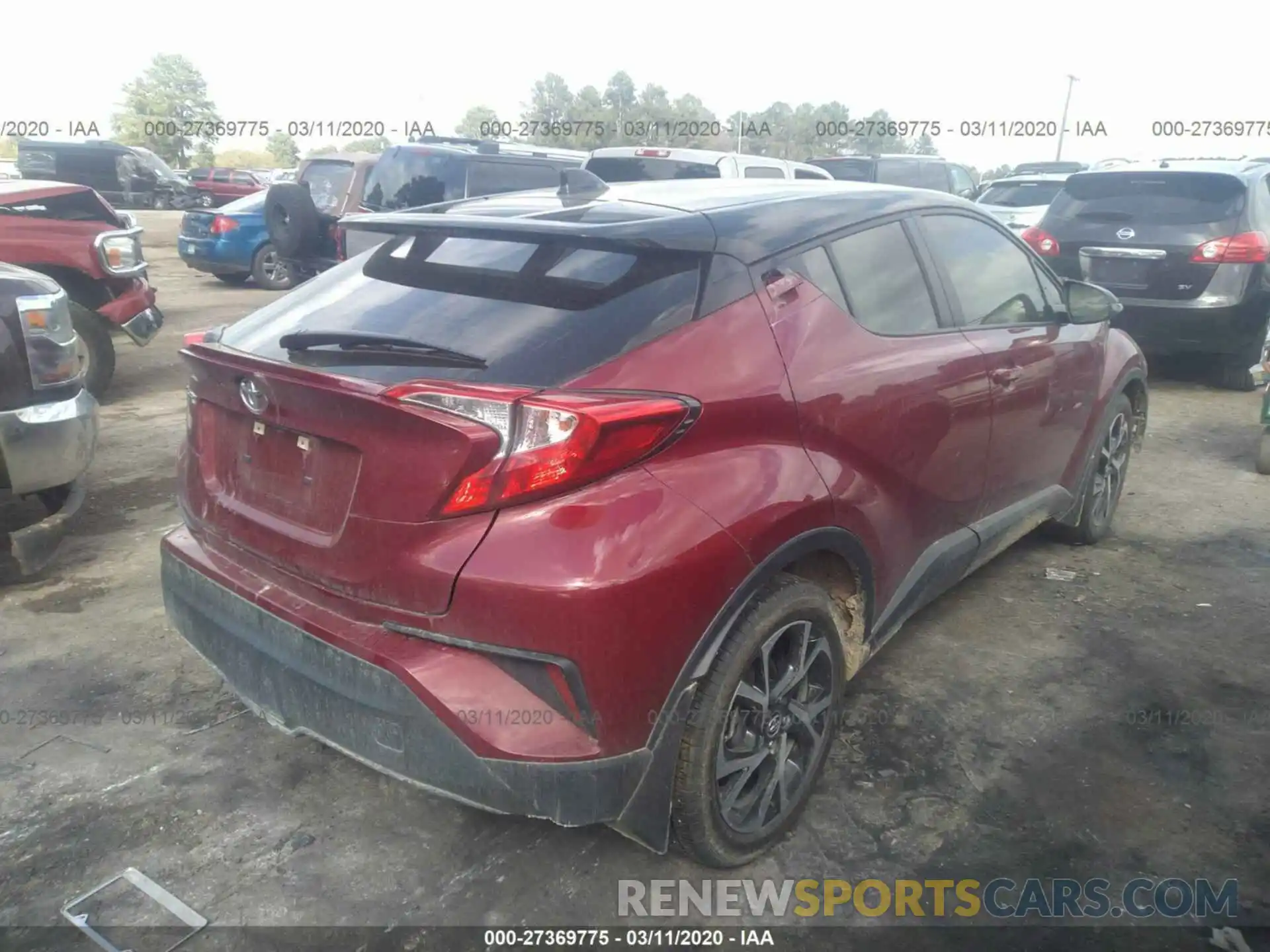 4 Photograph of a damaged car JTNKHMBX4K1058110 TOYOTA C-HR 2019