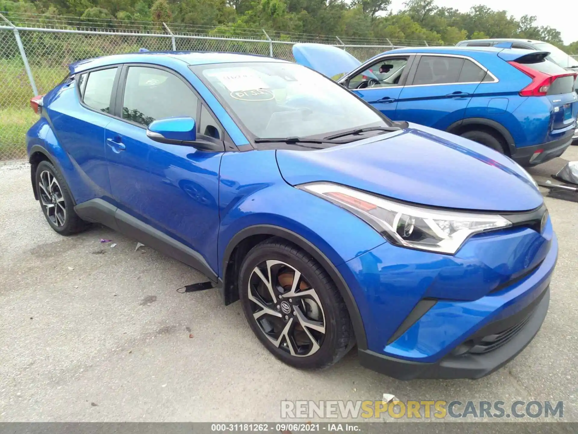 1 Photograph of a damaged car JTNKHMBX4K1058530 TOYOTA C-HR 2019