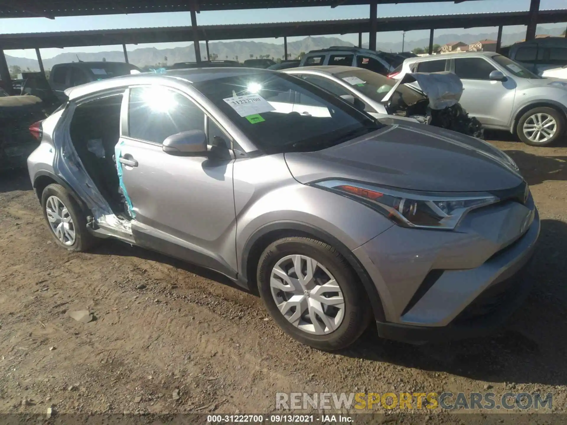 1 Photograph of a damaged car JTNKHMBX4K1058978 TOYOTA C-HR 2019