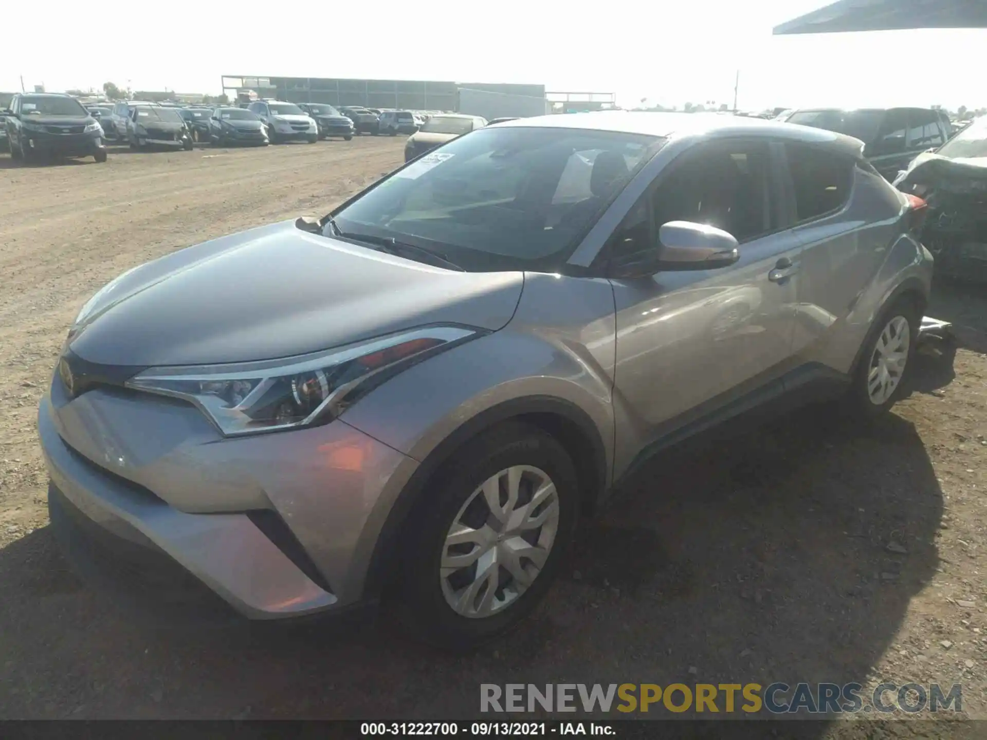 2 Photograph of a damaged car JTNKHMBX4K1058978 TOYOTA C-HR 2019