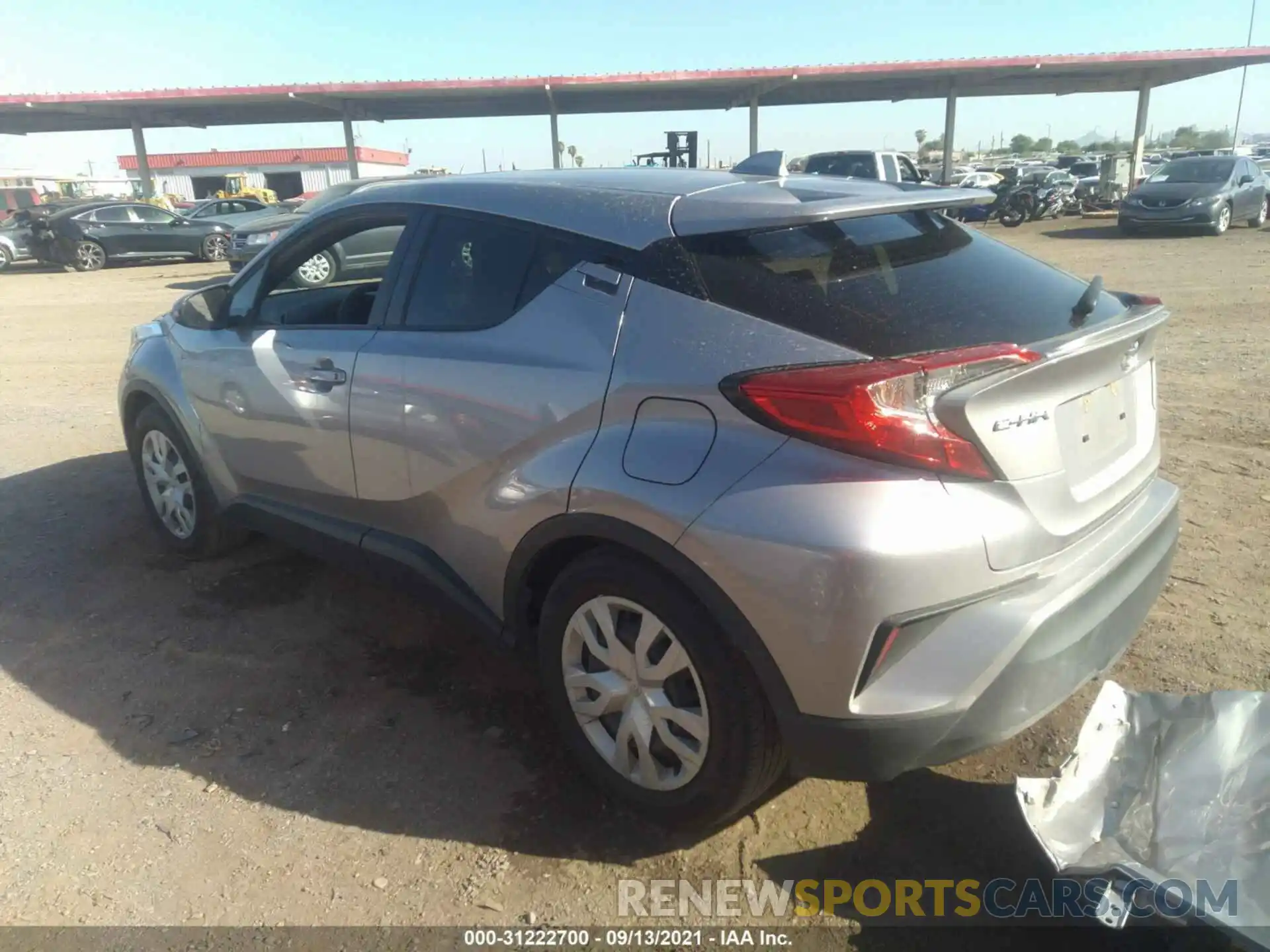 3 Photograph of a damaged car JTNKHMBX4K1058978 TOYOTA C-HR 2019