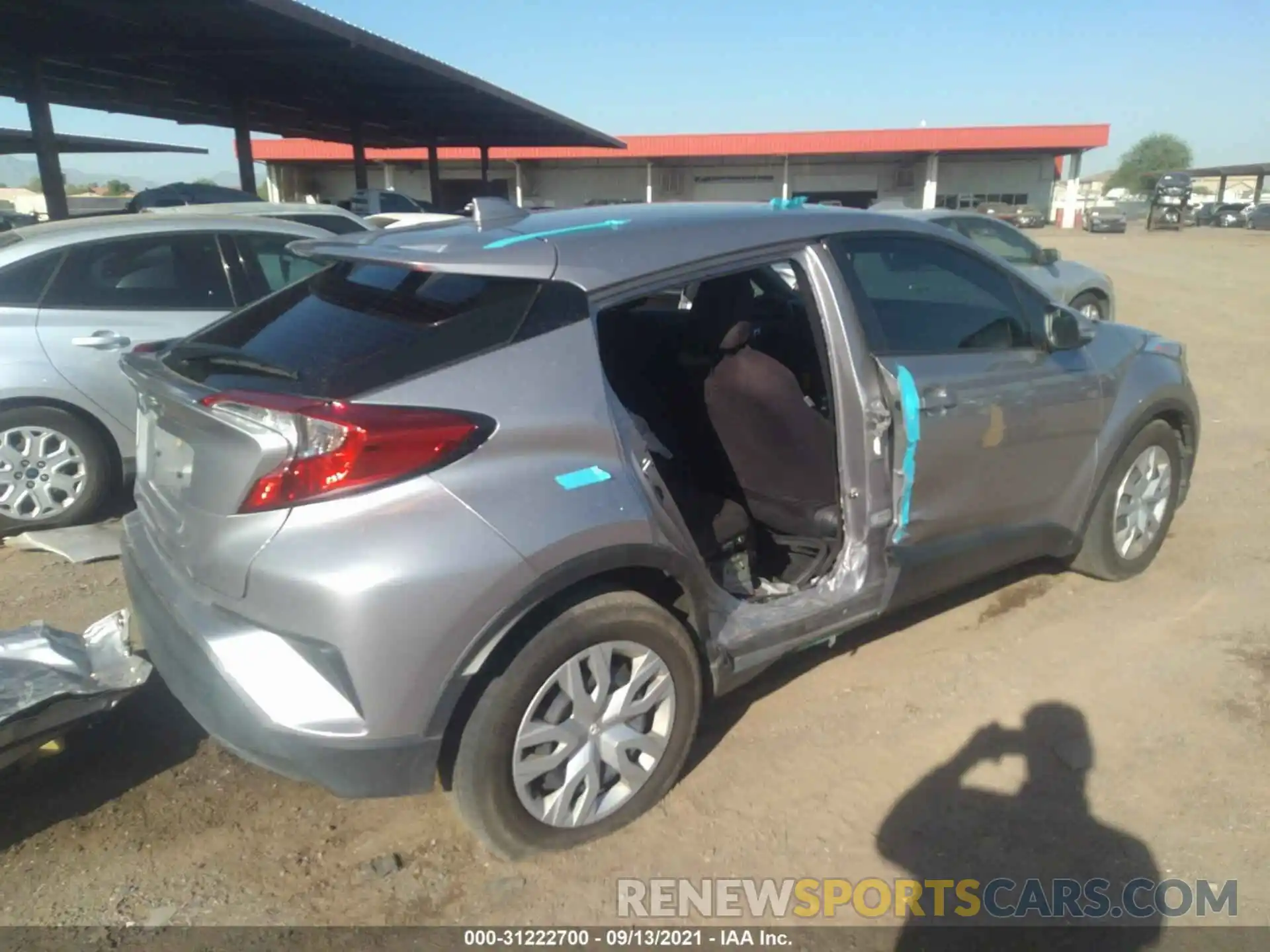 4 Photograph of a damaged car JTNKHMBX4K1058978 TOYOTA C-HR 2019