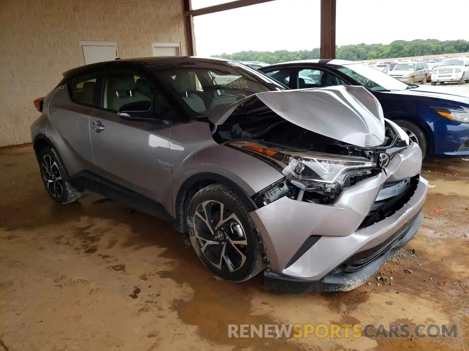 1 Photograph of a damaged car JTNKHMBX4K1059063 TOYOTA C-HR 2019