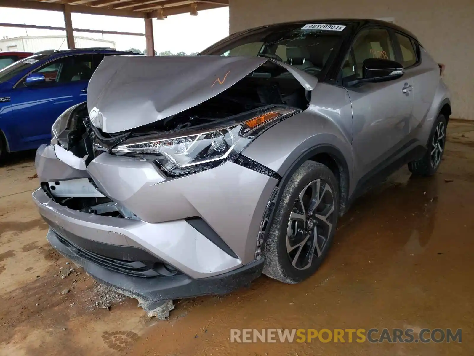 2 Photograph of a damaged car JTNKHMBX4K1059063 TOYOTA C-HR 2019