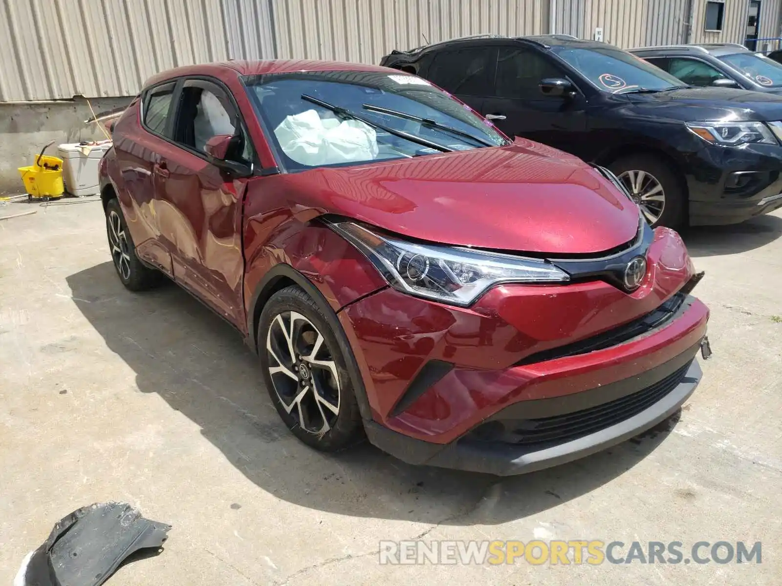 1 Photograph of a damaged car JTNKHMBX4K1059998 TOYOTA C-HR 2019