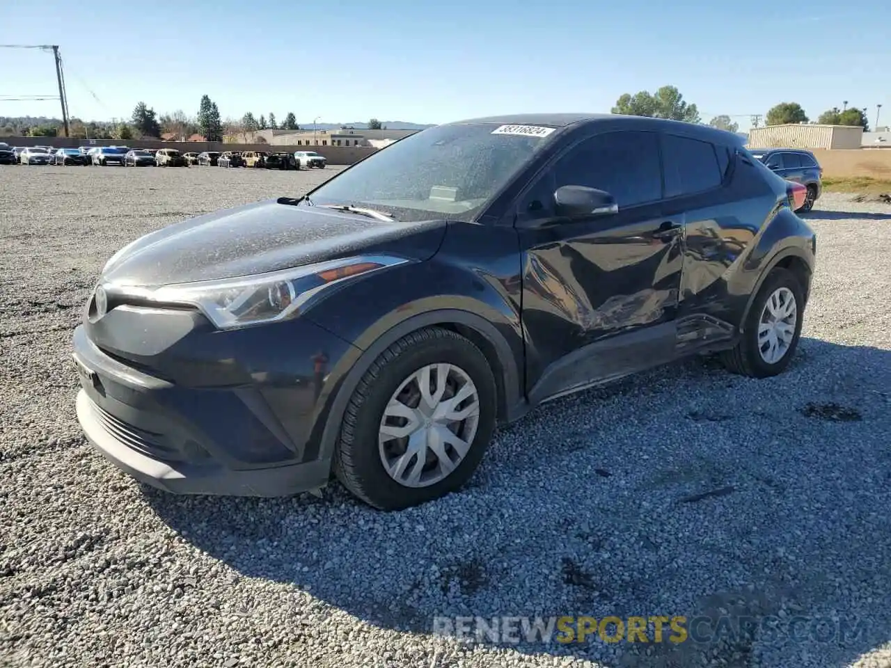 1 Photograph of a damaged car JTNKHMBX4K1060889 TOYOTA C-HR 2019