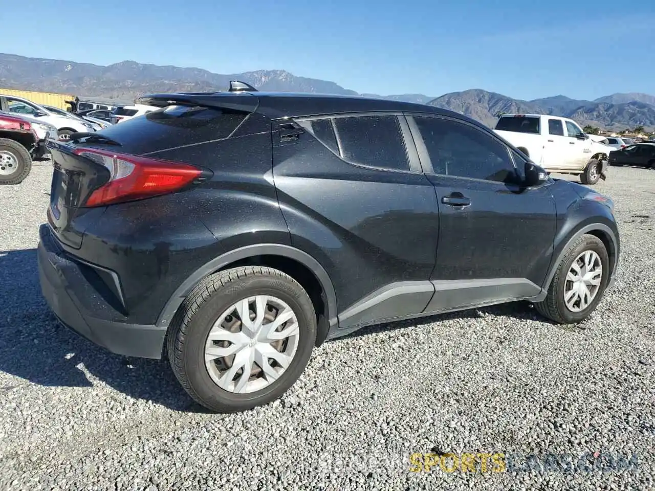 3 Photograph of a damaged car JTNKHMBX4K1060889 TOYOTA C-HR 2019