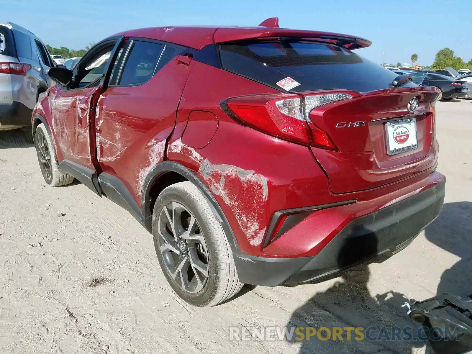 3 Photograph of a damaged car JTNKHMBX4K1062190 TOYOTA C-HR 2019