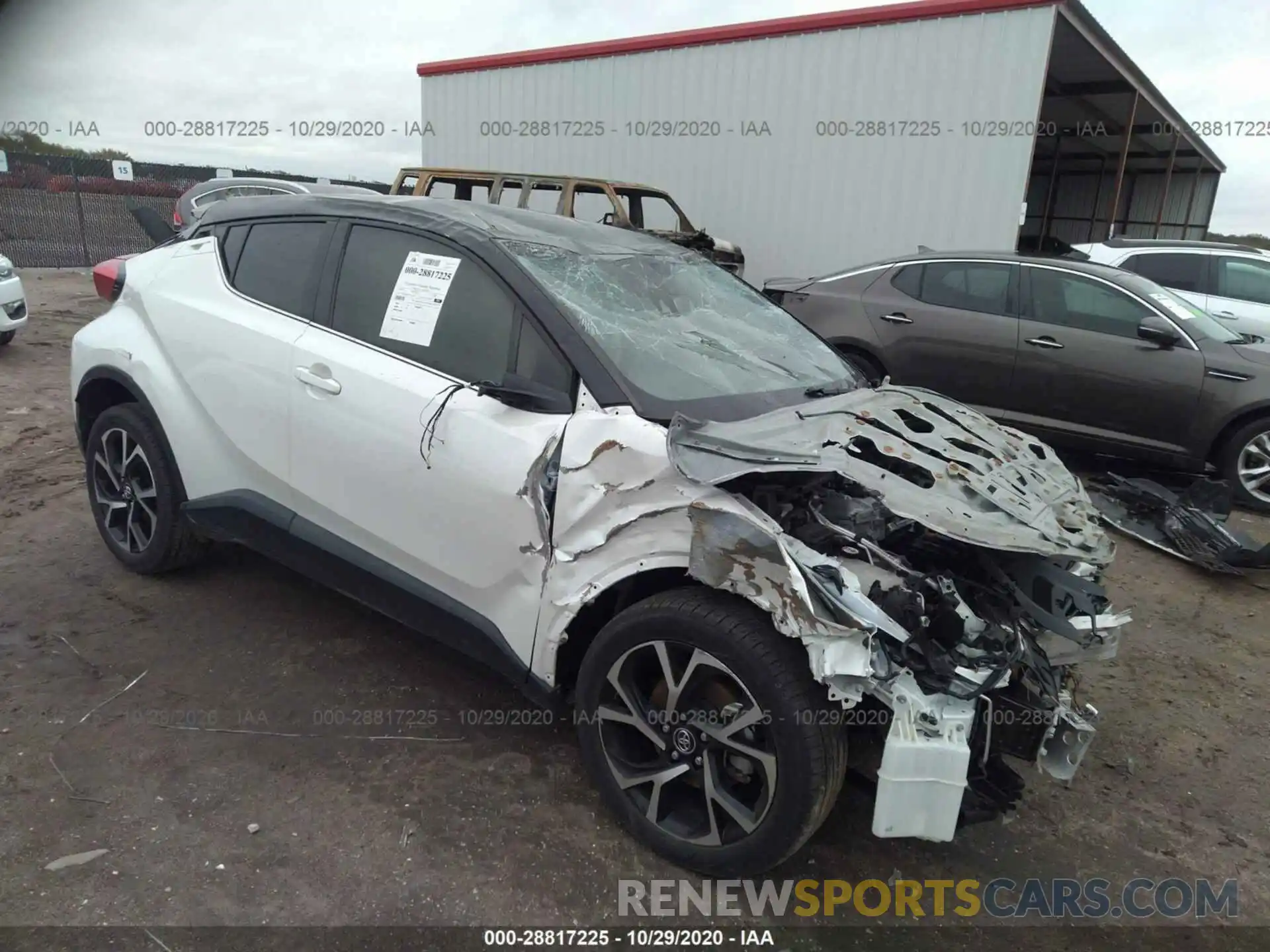 1 Photograph of a damaged car JTNKHMBX5K1012396 TOYOTA C-HR 2019