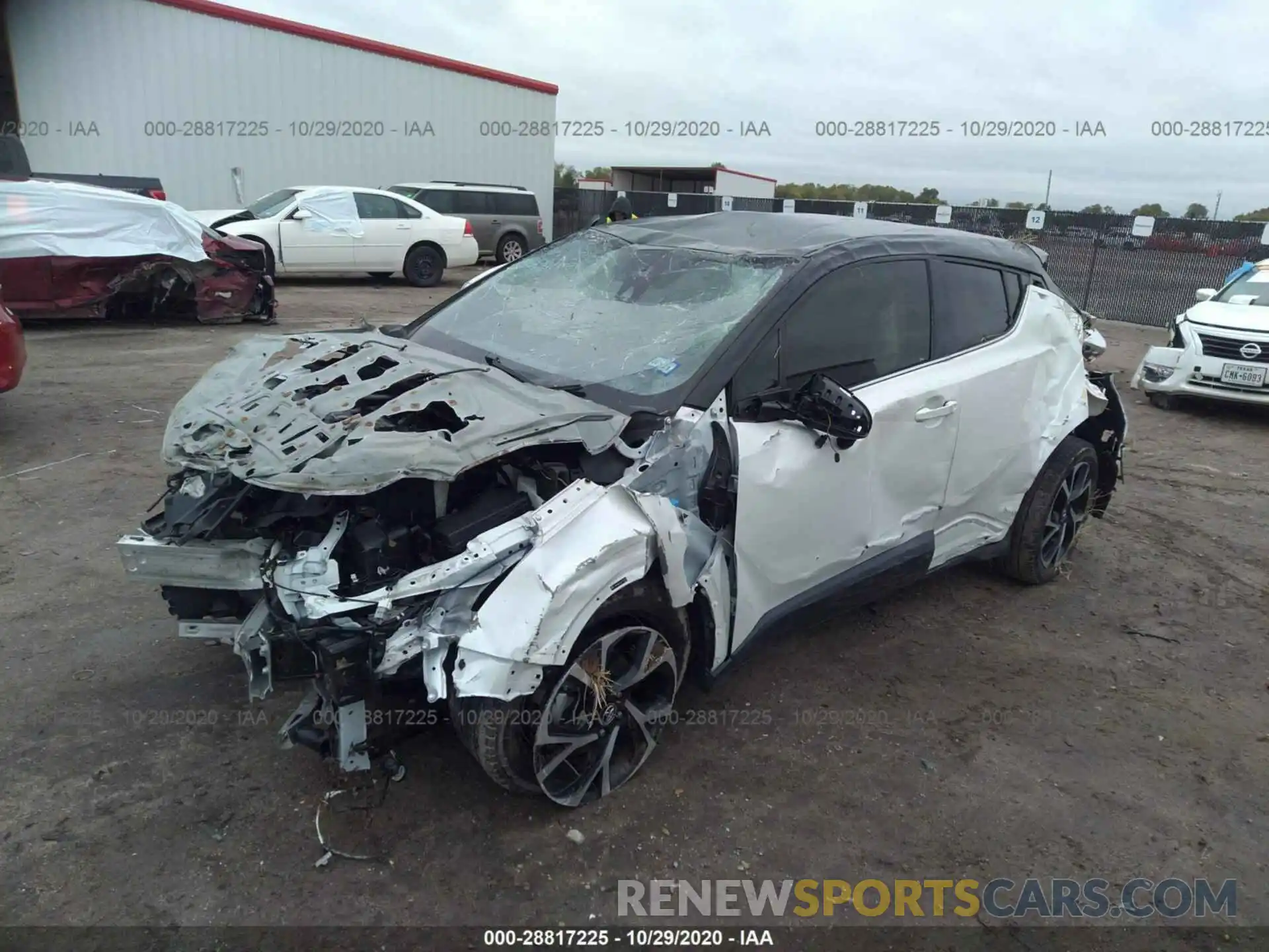 2 Photograph of a damaged car JTNKHMBX5K1012396 TOYOTA C-HR 2019