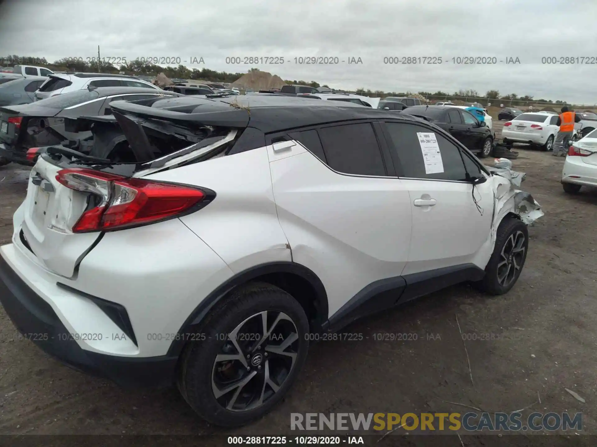 4 Photograph of a damaged car JTNKHMBX5K1012396 TOYOTA C-HR 2019