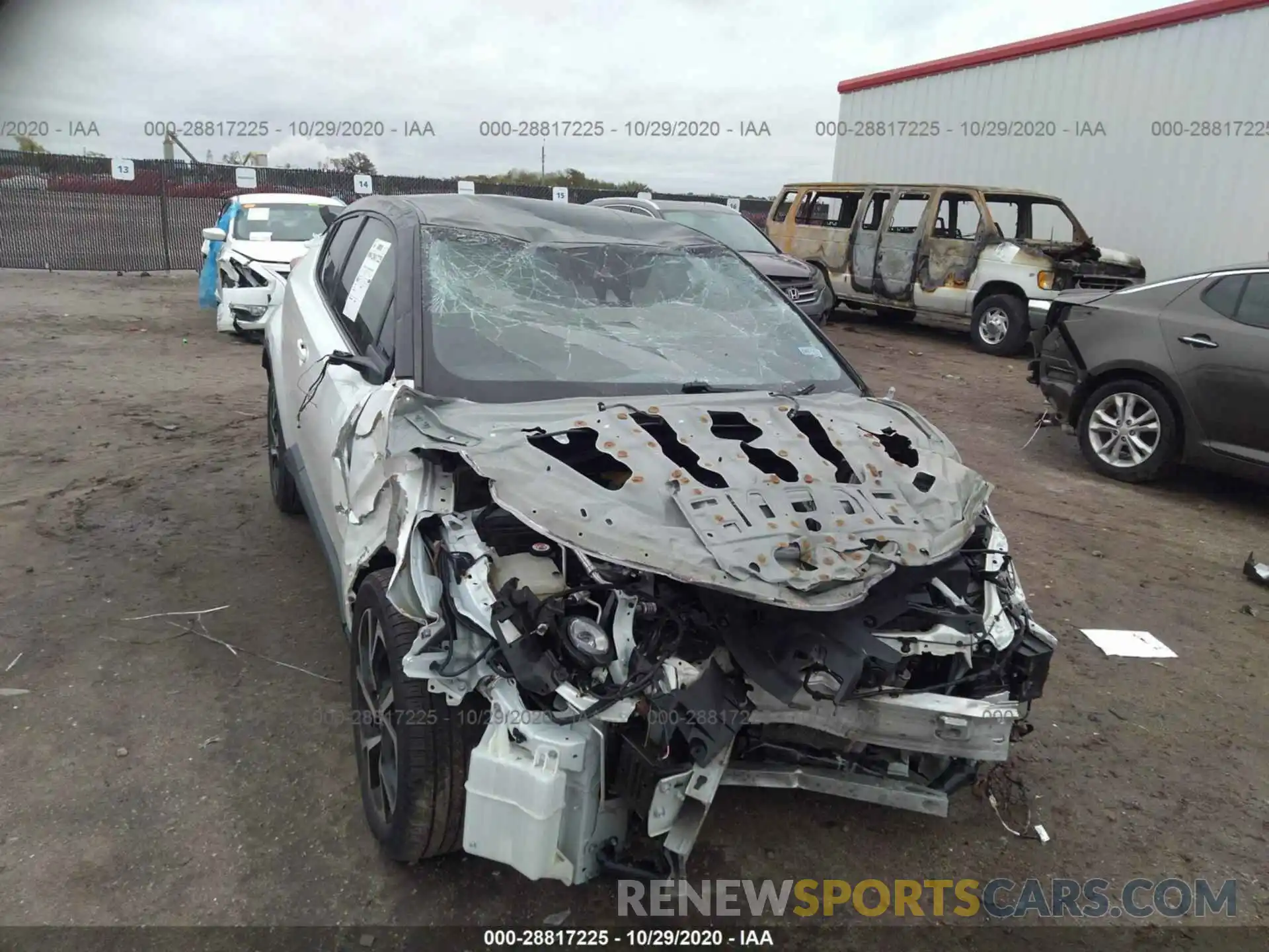 6 Photograph of a damaged car JTNKHMBX5K1012396 TOYOTA C-HR 2019