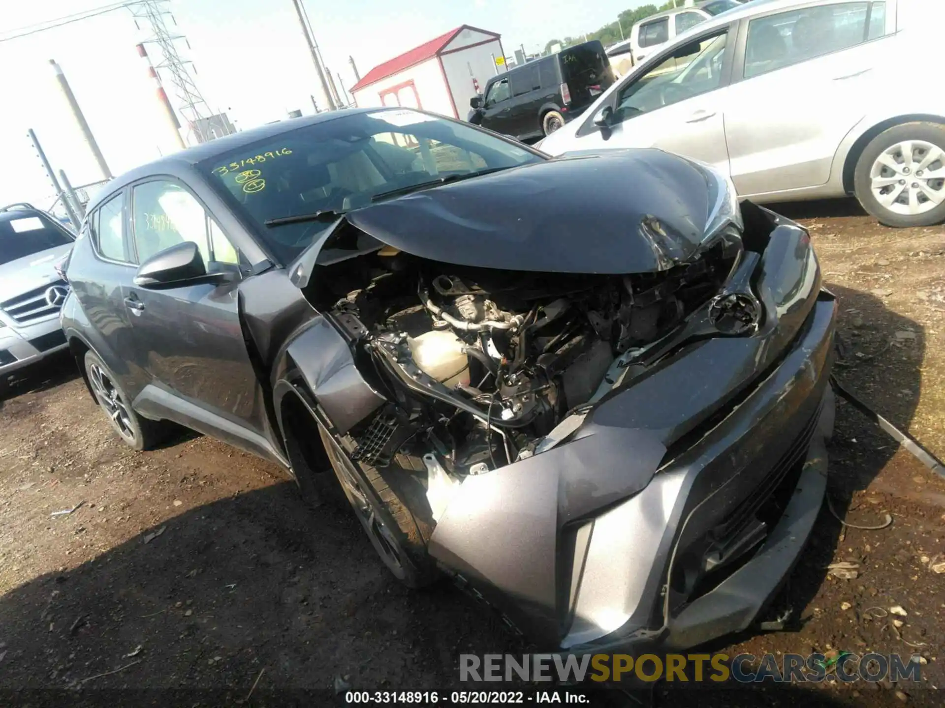 1 Photograph of a damaged car JTNKHMBX5K1014102 TOYOTA C-HR 2019