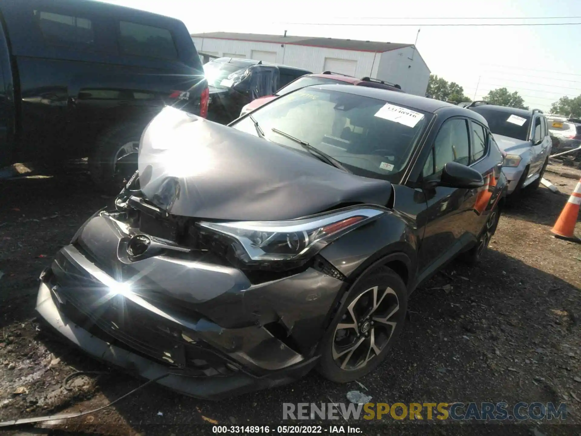 2 Photograph of a damaged car JTNKHMBX5K1014102 TOYOTA C-HR 2019